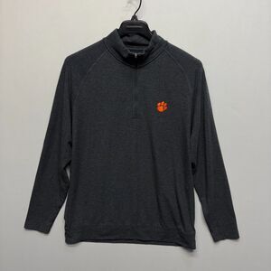 Onward Reserve Clemson Tigers Men 1/4 Zip Pullover Top Size Large C093 -25